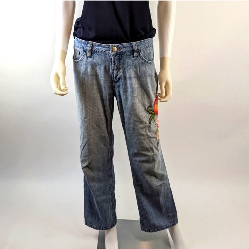 Embroidered Y2k Jeans - 12